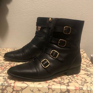 J Crew Moto Boots US 8.5